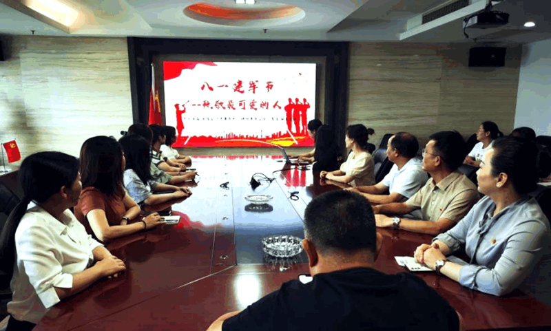 黨總支組織開展“崢嶸歲月，致敬最可愛的人”主題黨日活動